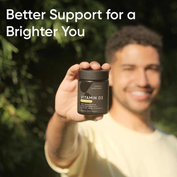 Información nutricional suplemento vitamina d3 sports research