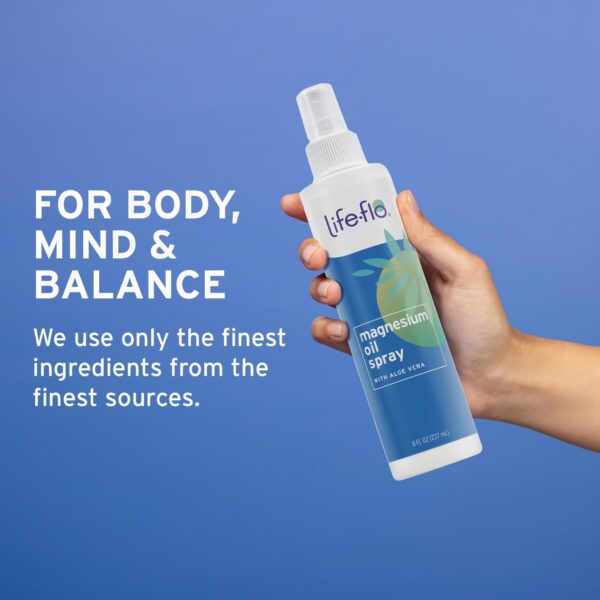 Spray magnesio para articulaciones Life-flo con aloe