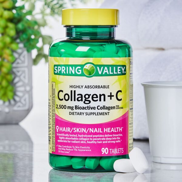 Tabletas de colágeno en blíster
