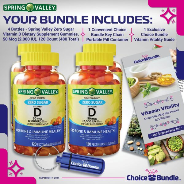 Gomitas D3 sin azúcar sabor natural