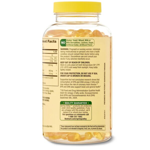 Caja de Omega-3 y frasco