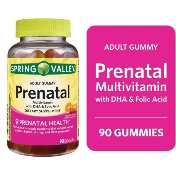 Uso recomendado de gomitas prenatales