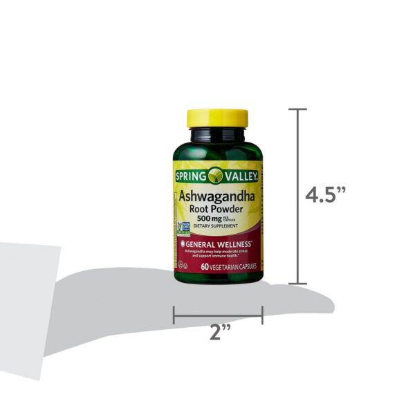 Spring Valley suplemento natural Ashwagandha 500 mg