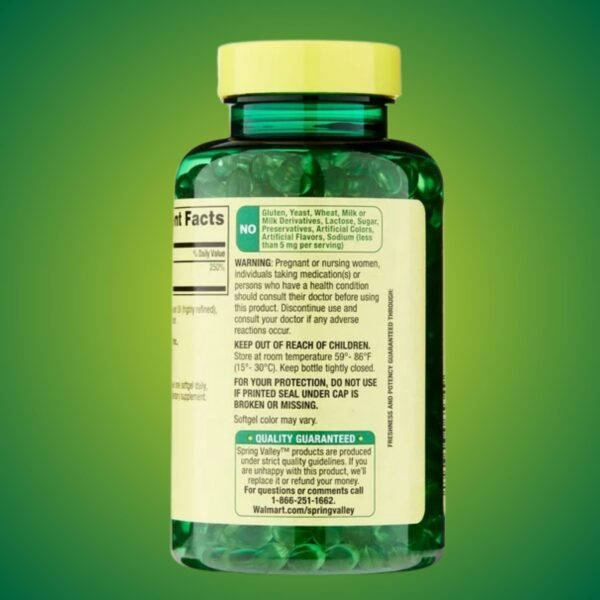 Presentación de 400 softgels