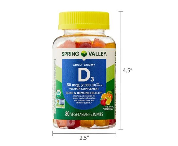 Gomitas D3 color y sabores