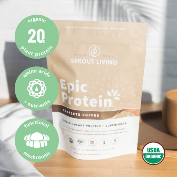 Sprout Living Epic Protein suplemento de proteína vegana en polvo