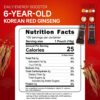 Sticks de Ginseng Rojo Coreano portátiles