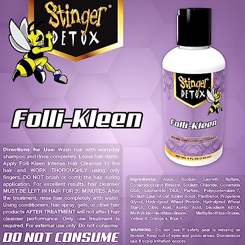 Stinger Detox shampoo para cuidado profundo del cabello
