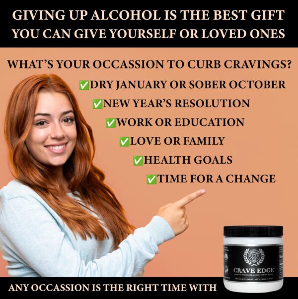 Version 1.0.0 Vista lateral del envase Crave Edge