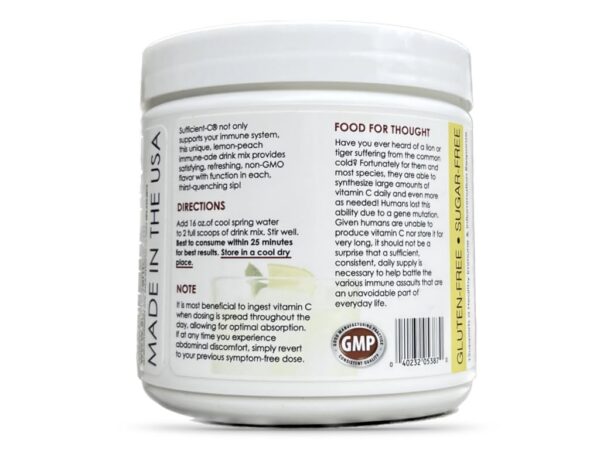 Sufficient-C polvo mezcla con cucharilla medidora