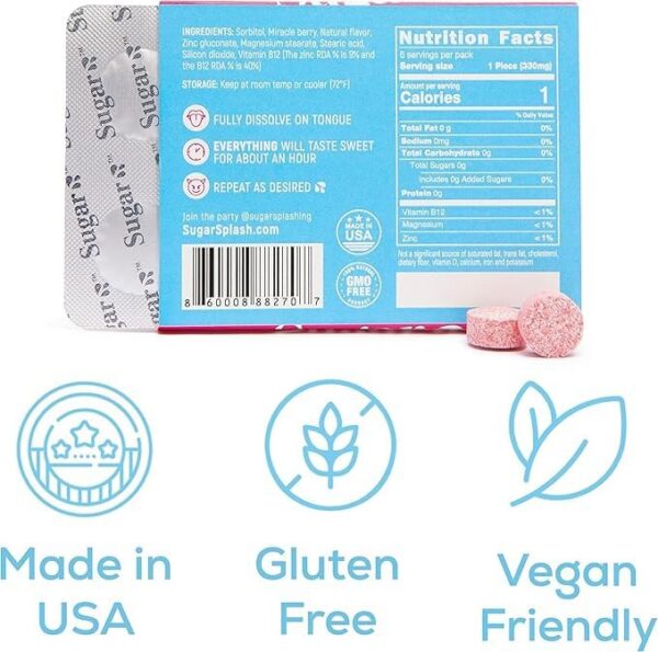 Conjunto de tabletas y sabor en empaque