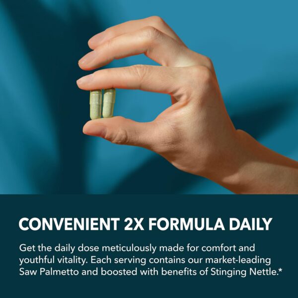 Suministro 120 cápsulas Saw Palmetto ortiga hombres