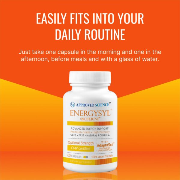 Suplemento energizante Approved Science Energysyl 1 mes