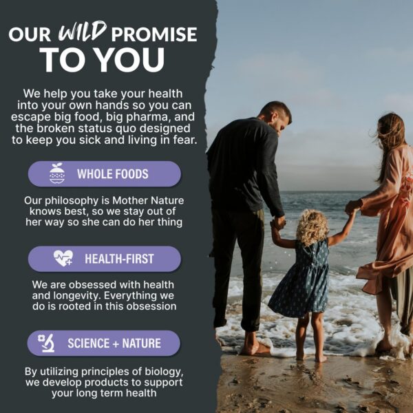 Suministro 60 gomitas Wild Foods relajación niños