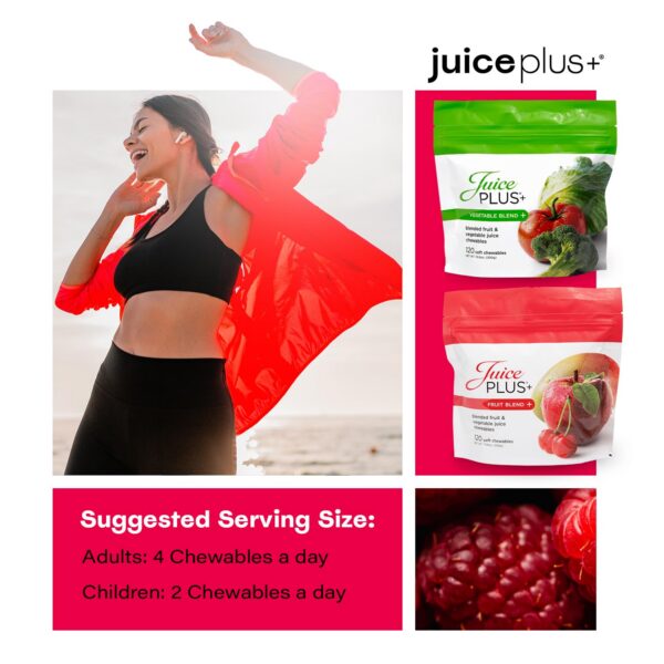 Suministro de gomitas JuicePlus+ para 4 meses