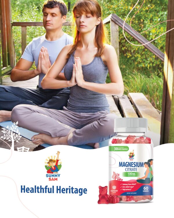 Detalles del empaque de gomitas magnesio