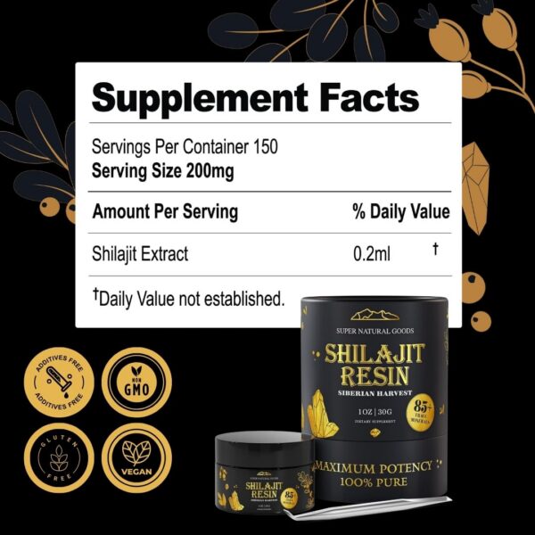 Detalle del producto Shilajit 30 g
