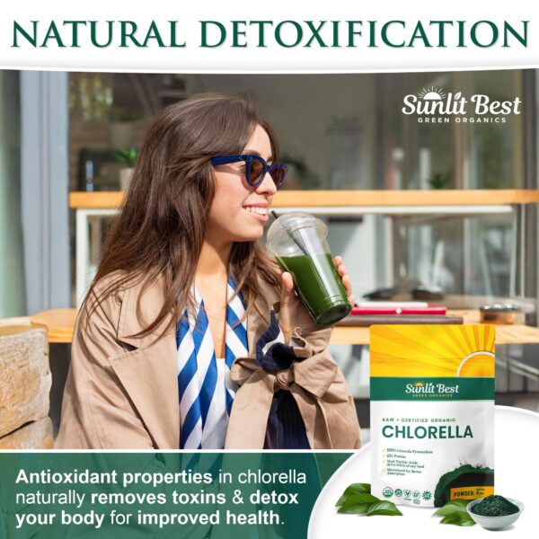 Superalimento chlorella polvo para salud y energía