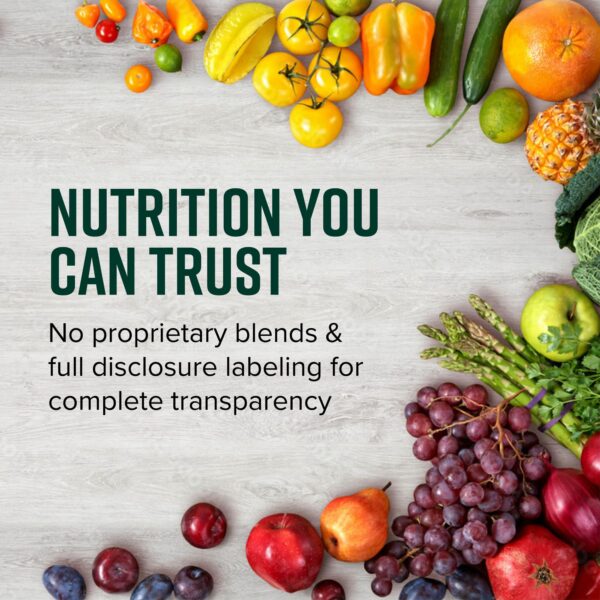 Frutas y verduras para Green Vibrance superalimentos