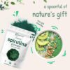 Superalimento polvo espirulina sin rellenos en empaque