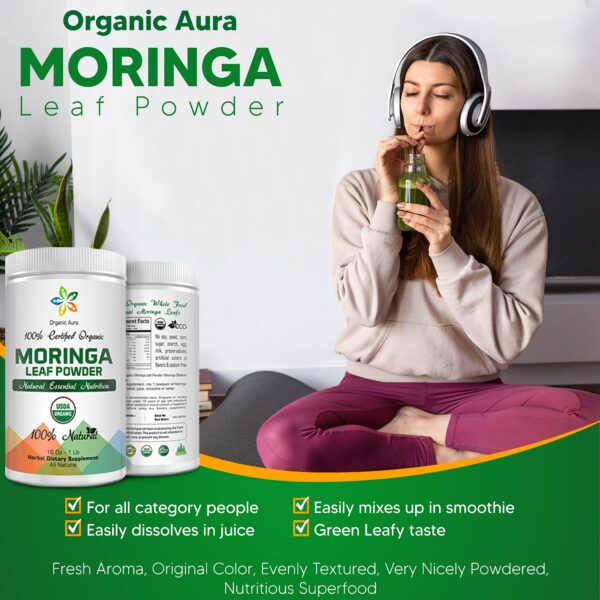 Version 1.0.0 Superalimento en polvo de moringa orgánica