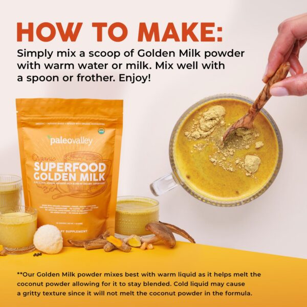 Superalimento en polvo Paleovalley Golden Milk