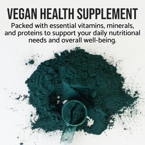Superalimento verde espirulina orgánica WHYZ polvo