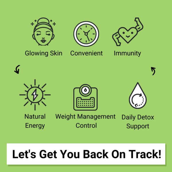 Superalimentos verdes en polvo para detoxificación y salud diaria