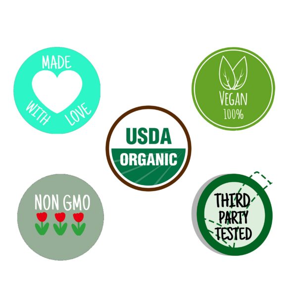 Supergreens polvo orgánico libre de gluten y no GMO para nutrición