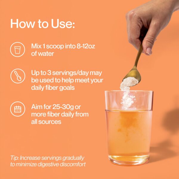 Sabor Durazno Mango del polvo de fibra Foundational