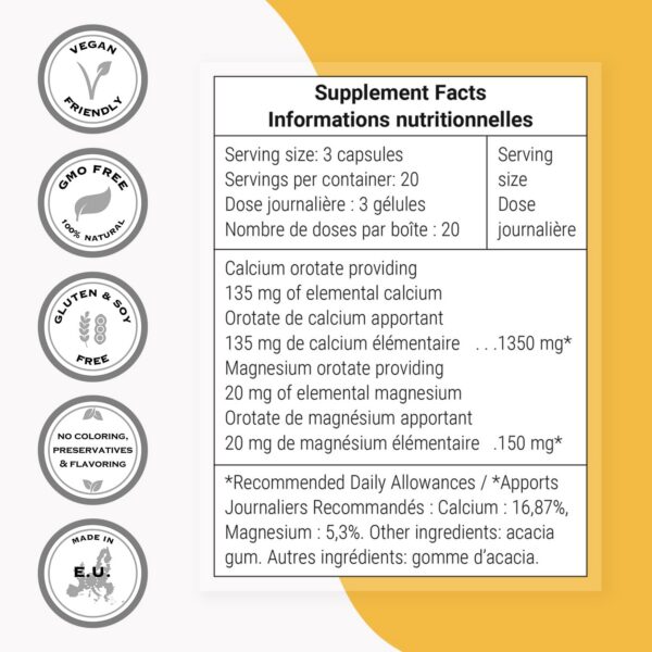 Version 1.0.0 Fórmula de calcio orotate y magnesio orotate