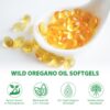 Cápsulas blandas aceite de orégano flasture facil de tragar