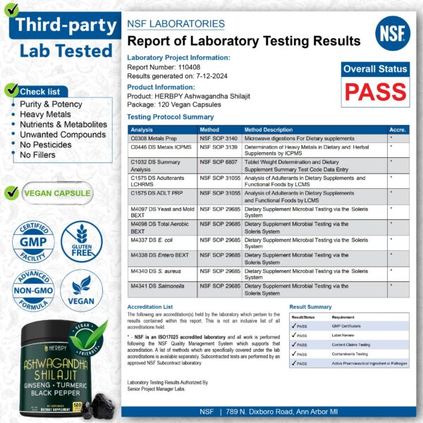 Suplemento 5 en 1 Ashwagandha Extra Fuerte para bienestar diario