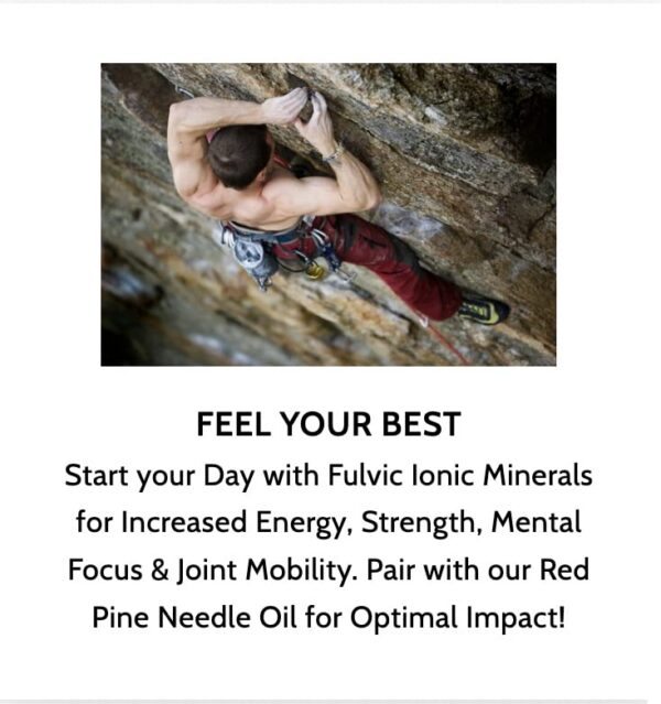 Suplemento ácido fúlvico Optimally Organic con extracto puro