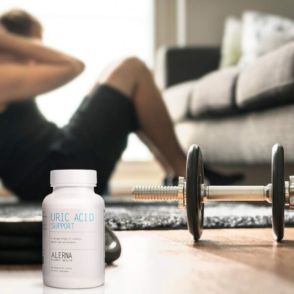 Version 1.0.0 Suplemento de ácido úrico en empaque
