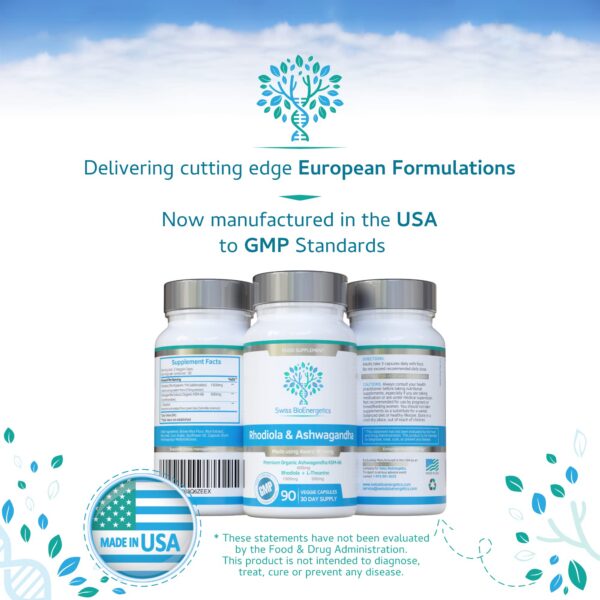 Suplemento adaptógeno con L-teanina para salud mental