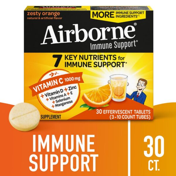 Version 1.0.0 Suplemento Airborne para salud inmune y antioxidantes