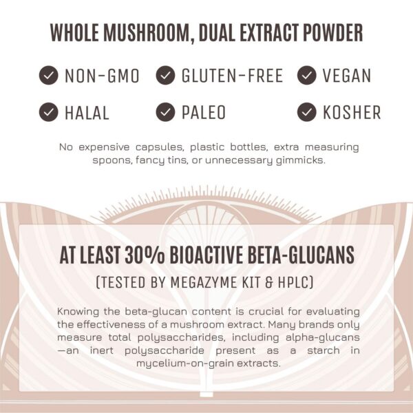 Suplemento alimenticio con beta glucanos