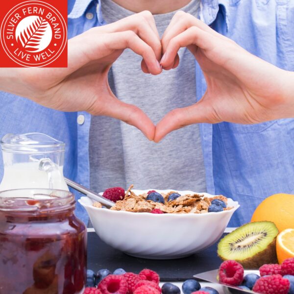 Version 1.0.0 Etiquetas Silver Fern multivitamínicos naturales y veganos x4