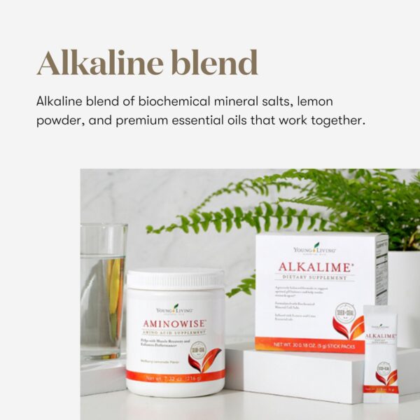 Version 1.0.0 Suplemento AlkaLime con calcio, potasio y sodio