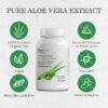 Cápsulas Aloe Vera pura AloeCure para sistema digestivo saludable