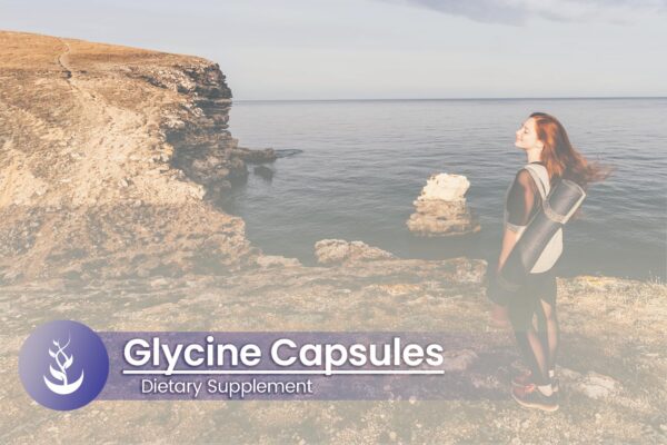 Suplemento aminoácido glicina pura cápsulas