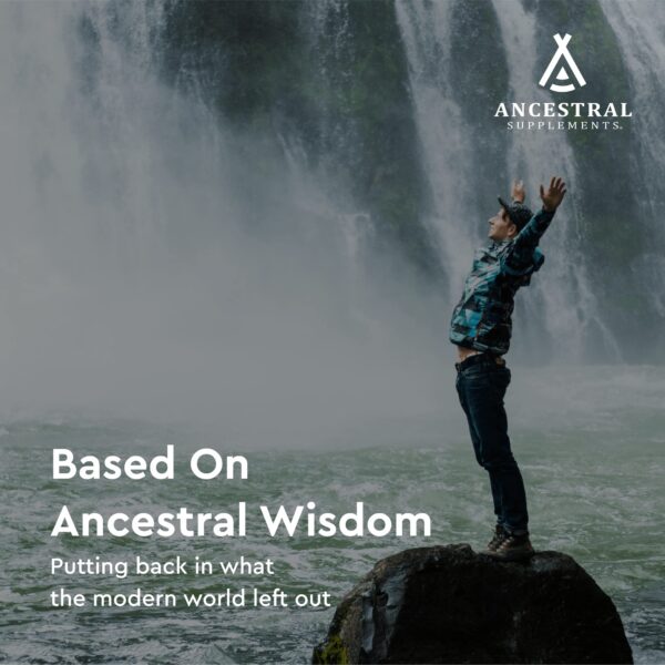 Vista lateral suplemento Ancestral Supplements omega-3