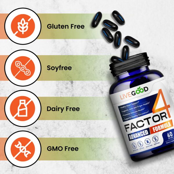 suplemento antioxidante Livegood Factor4 60 capsulas