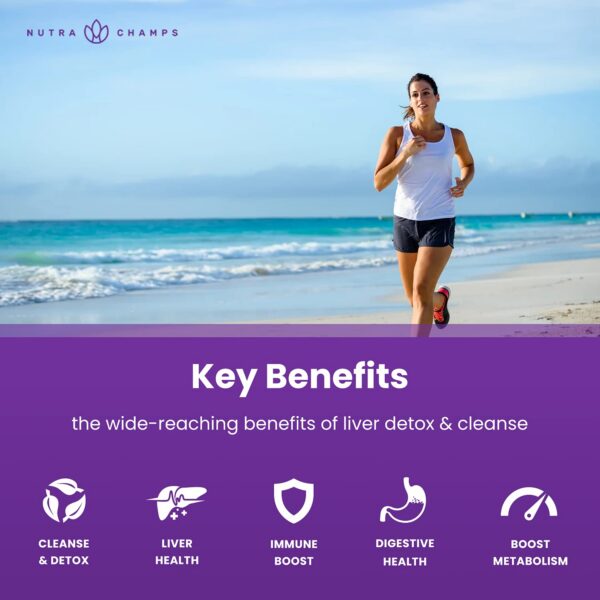 Cápsulas naturales para desintoxicación NutraChamps 2 unidades