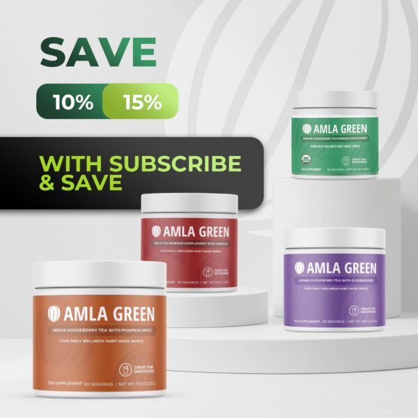 Suplemento antioxidante natural vegano con amla y té oolong