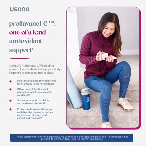 Suplemento antioxidante vitamina c para corazón USANA