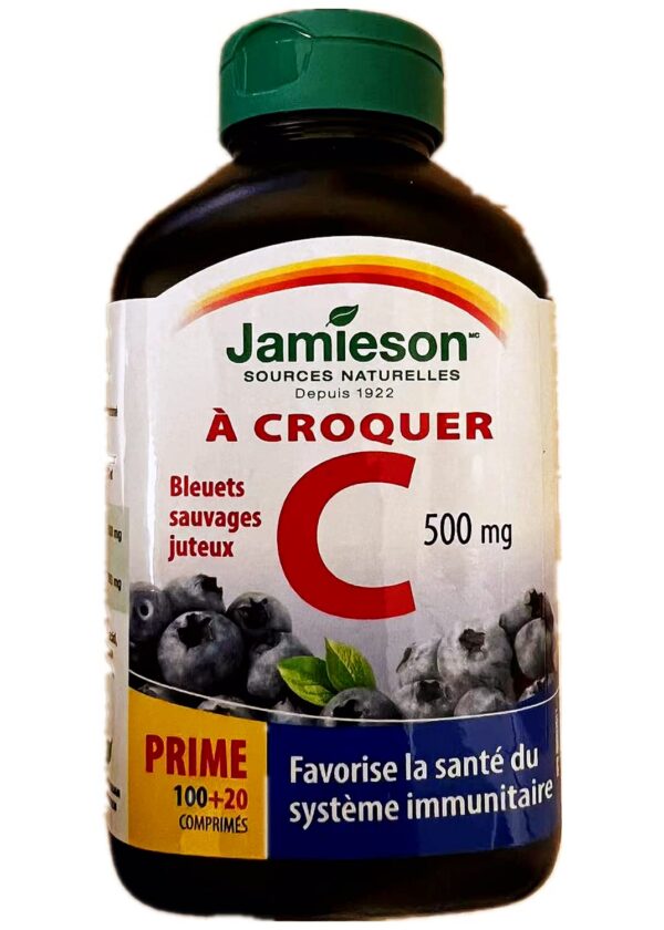 Suplemento antioxidante vitamina C Jamieson arándano