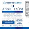 Version 1.0.0 Suplemento Approved Science Anxietex sin GMO para sueño saludable