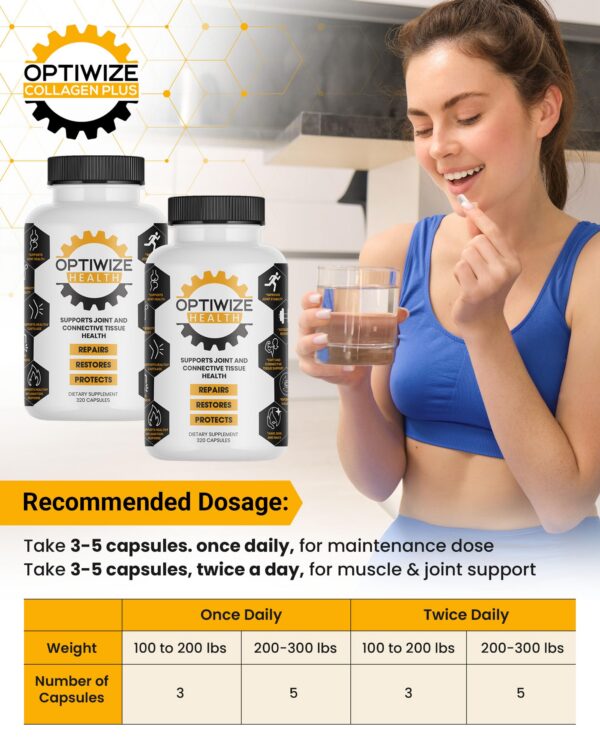 Suplemento para articulaciones en envase de color blanco con texto verde